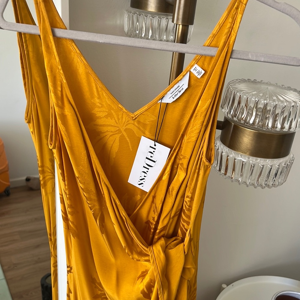 And other stories, mustard wrap dress